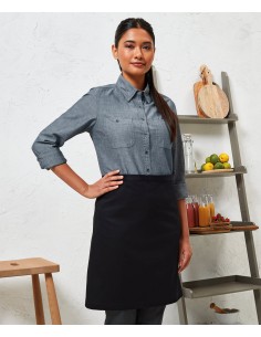 P-PR114-Mid-Length Apron (Fairtrade Cotton) 2